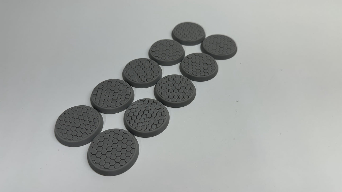 Castwerkz Sloped Base Hex 40mm X10